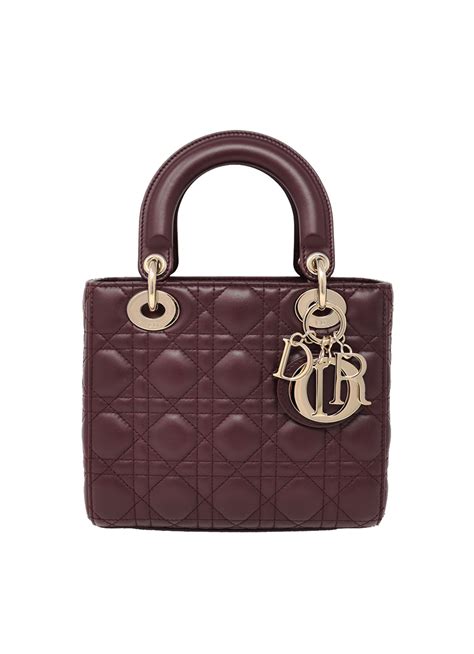 dior amaranth|Lady Dior ABC Bag in Lambskin .